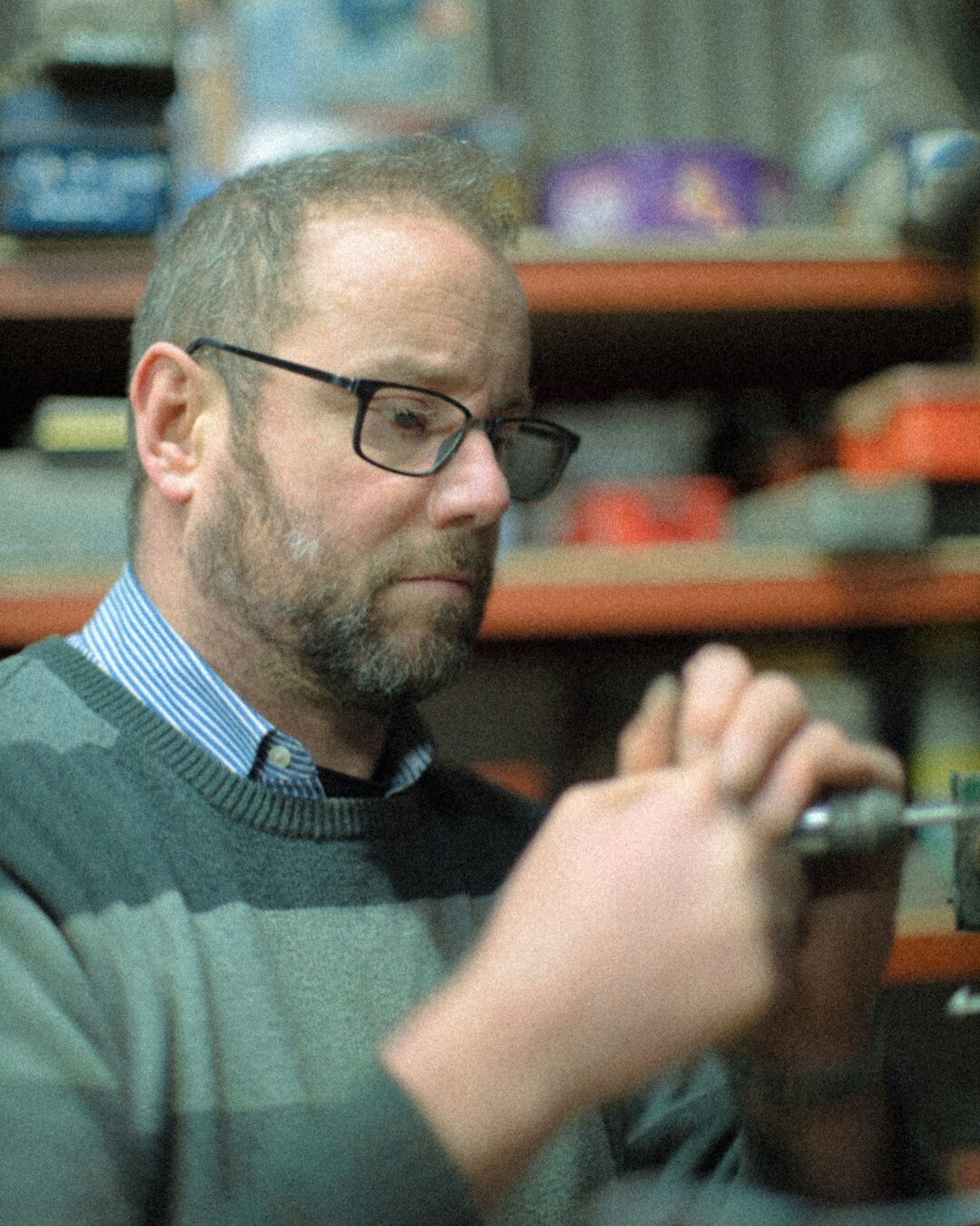 Portrait of a male mechanical engineering lecturer
