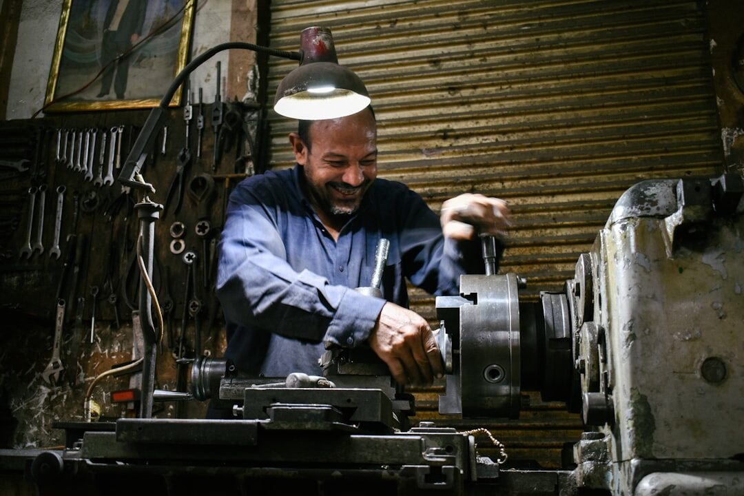 Portrait of a male mechanical engineering instructor